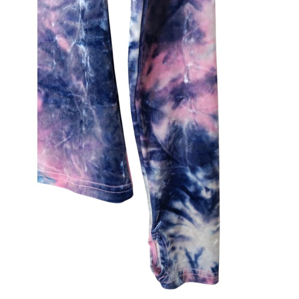 Teddy Fresh Urban Outfitters Tie Dye M NWT Velvet Long Sleeve "I Need A Hug" Top - Picture 14 of 16